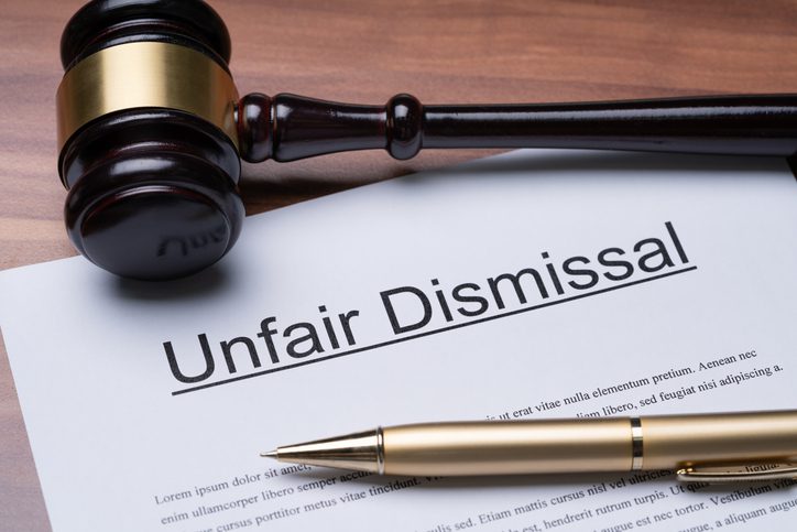 Unfair dismissal must be decided on basis of legal requisites, not arbitrary criteria
